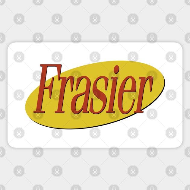 Frasier Logo Design Sticker by karutees